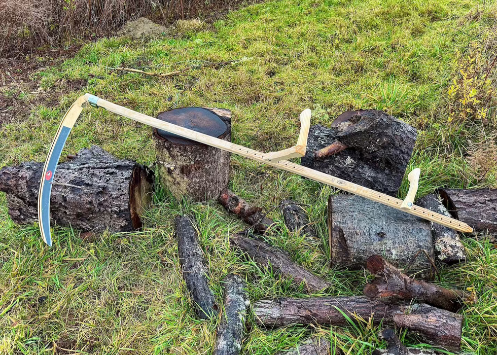 Nordic-Style Land Management Scythe (no peening required)