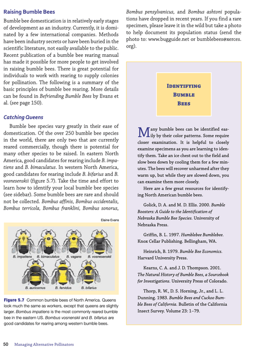 Managing Alternative Pollinators (Book) - Northwest Meadowscapes