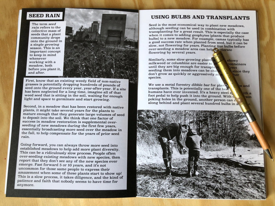 Making Meadows: A Northwest Meadowscapes Zine - Northwest Meadowscapes
